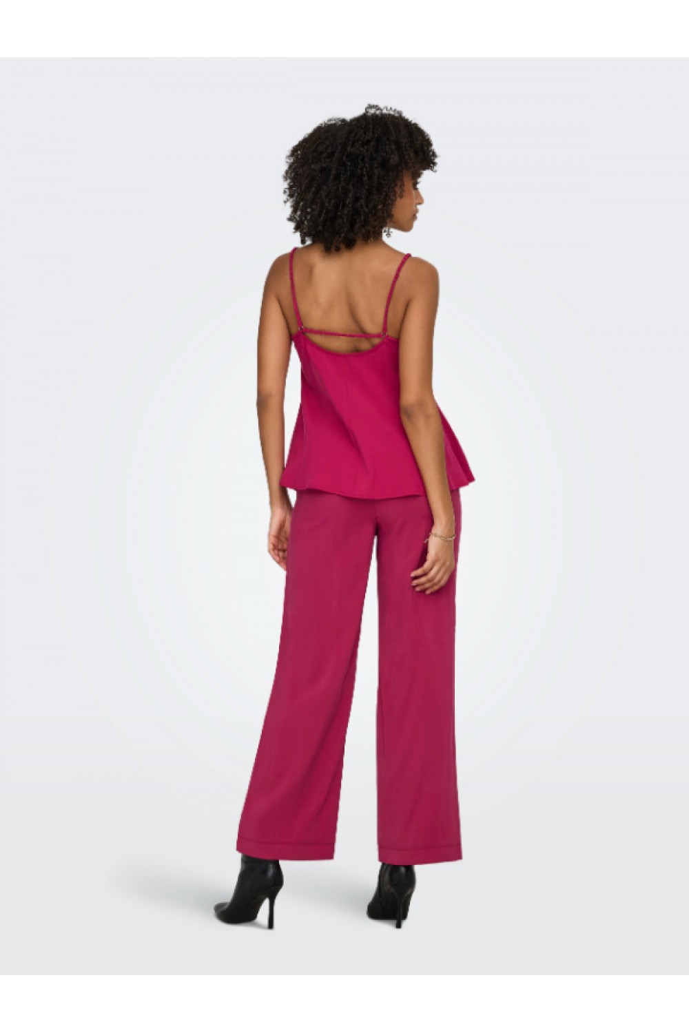 ONLY MADELI OAKLYN STRAP TOP WVN SANGRIA 15373599