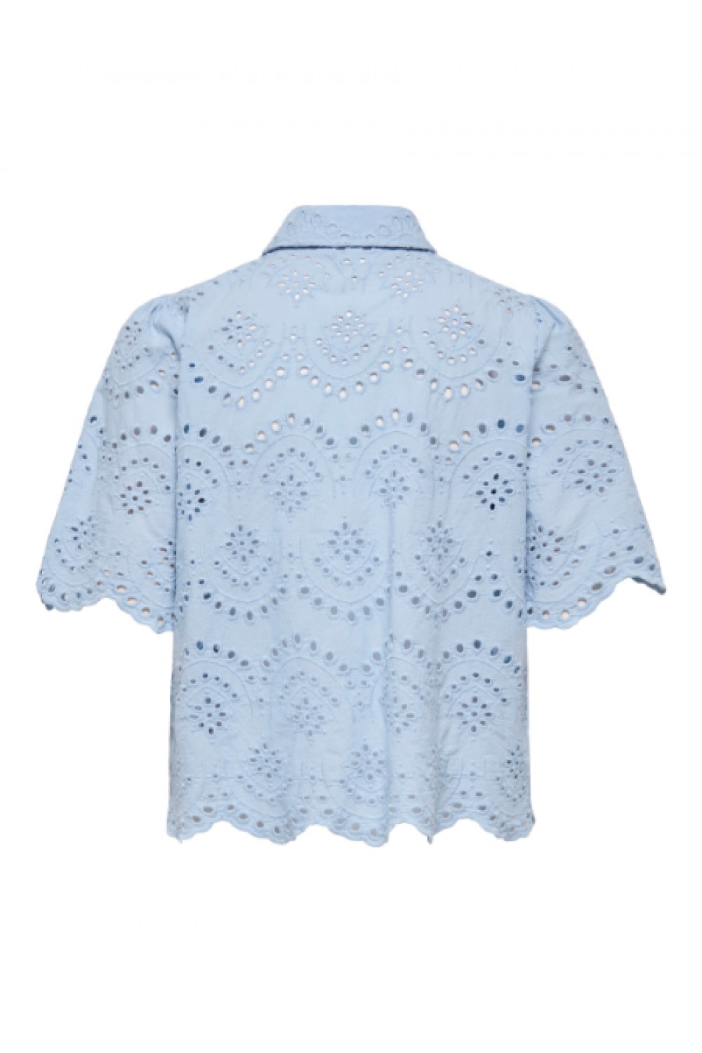 ONLY VALAIS S/S SHIRT WVN NOOS CASHMERE BLUE 15351106