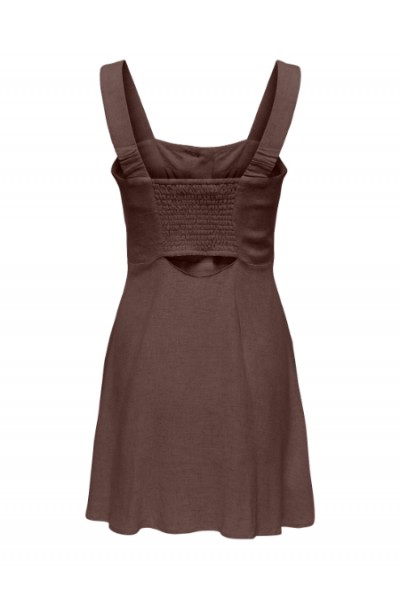 ONLY SIESTA LINEN BL SHORT STRAP DRESS PNT SHOPPING BAG 15370390