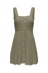 ONLY SIESTA LINEN BL SHORT STRAP DRESS PNT MERMAID 15370390