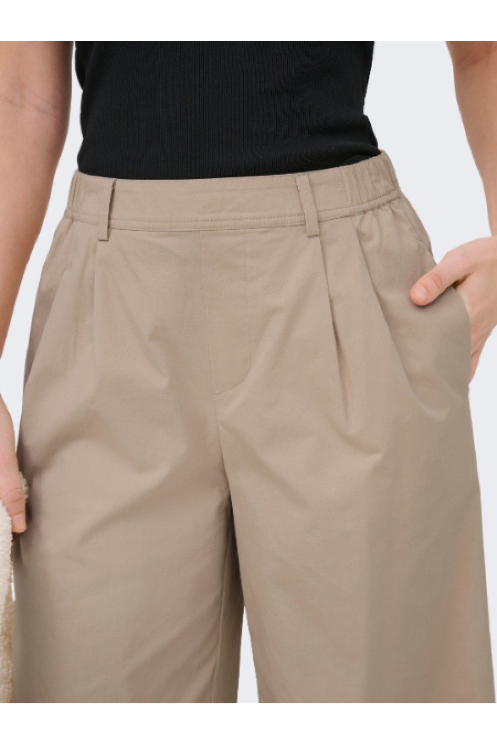 ONLY ZORA MW CULOTTE PANT PNT OXFORD TAN 15370610