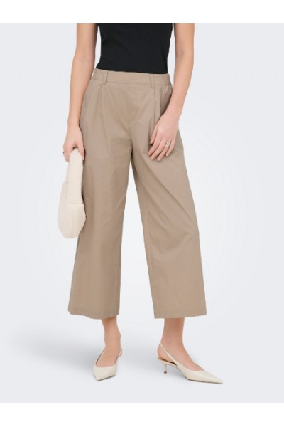 ONLY ZORA MW CULOTTE PANT PNT OXFORD TAN 15370610