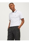 JACK & JONES PAULOS POLO SS NOOS WHITE 12136668