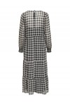ONLY GERTRUDE MIDI DRESS PUMICE STONE CHECKS 15221174