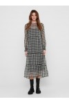 ONLY GERTRUDE MIDI DRESS PUMICE STONE CHECKS 15221174