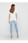ONLY FREE LIFE V-NECK CHAIN TOP CLOUD DANCER 15218854