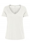 ONLY FREE LIFE V-NECK CHAIN TOP CLOUD DANCER 15218854