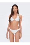 ONLY ANDREA RUFFLE TIE BIKINI SET CLOUD DANCER 15250846