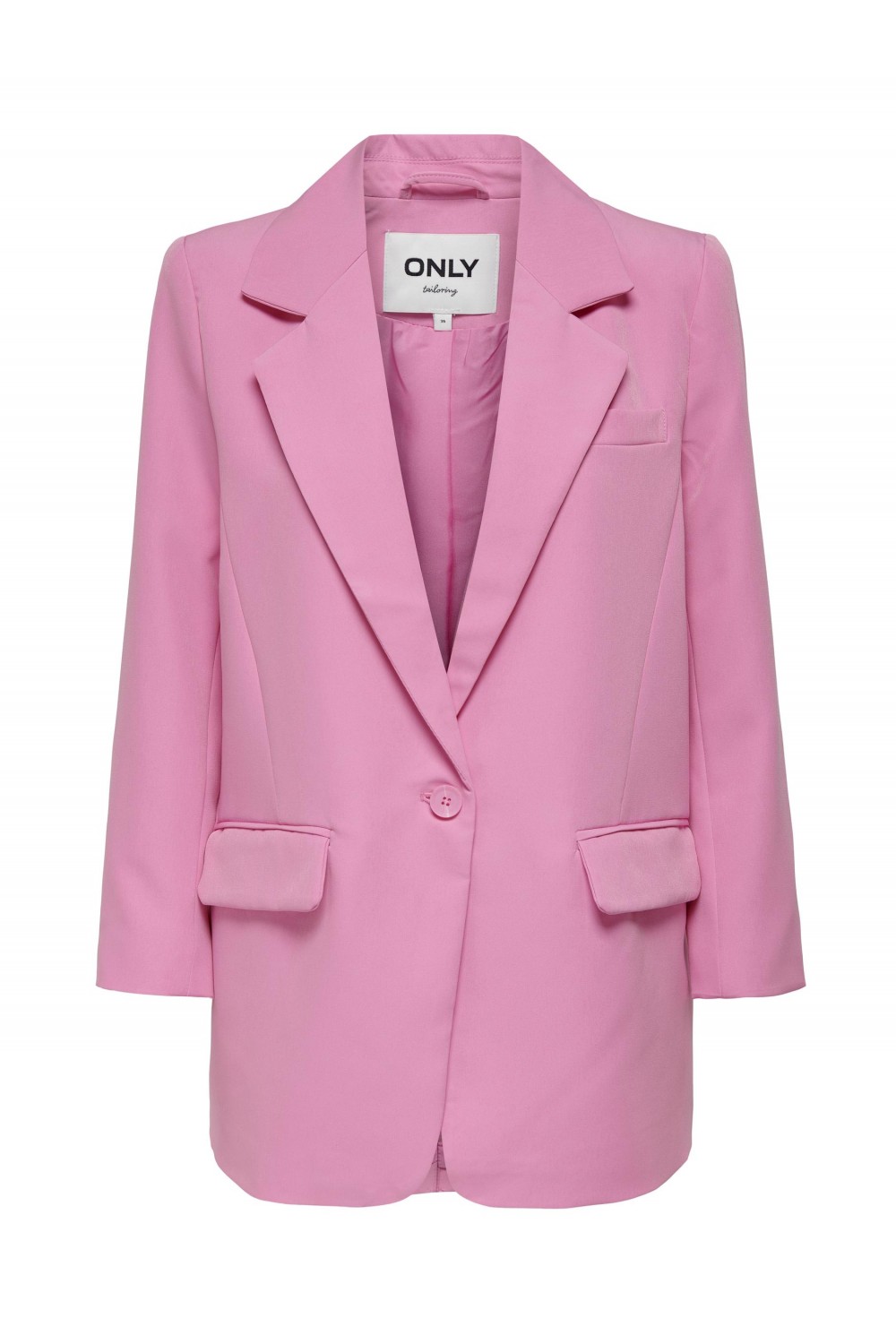 ONLY LANA-BERRY L/S OVS SUIT SET FUCHSIA PINK 15245698