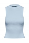ONLY BIANKA S/L O-NECK TOP KNT CASHMERE BLUE 15251494