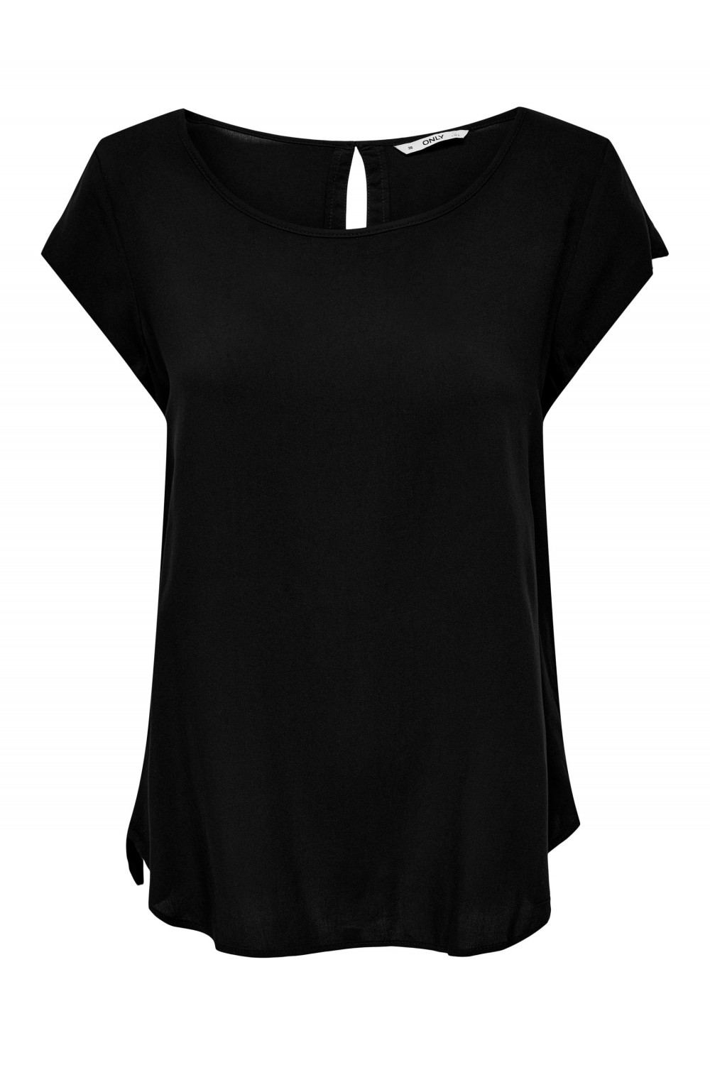 ONLY NOVA LIFE S/S TOP SOLID BLACK 15222173
