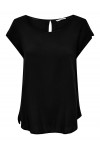ONLY NOVA LIFE S/S TOP SOLID BLACK 15222173