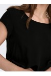 ONLY NOVA LIFE S/S TOP SOLID BLACK 15222173