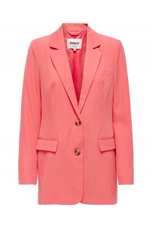 ONLY LAURA L/S SLIT BOYFRIEND BLAZER GEORGIA PEACH 15284003