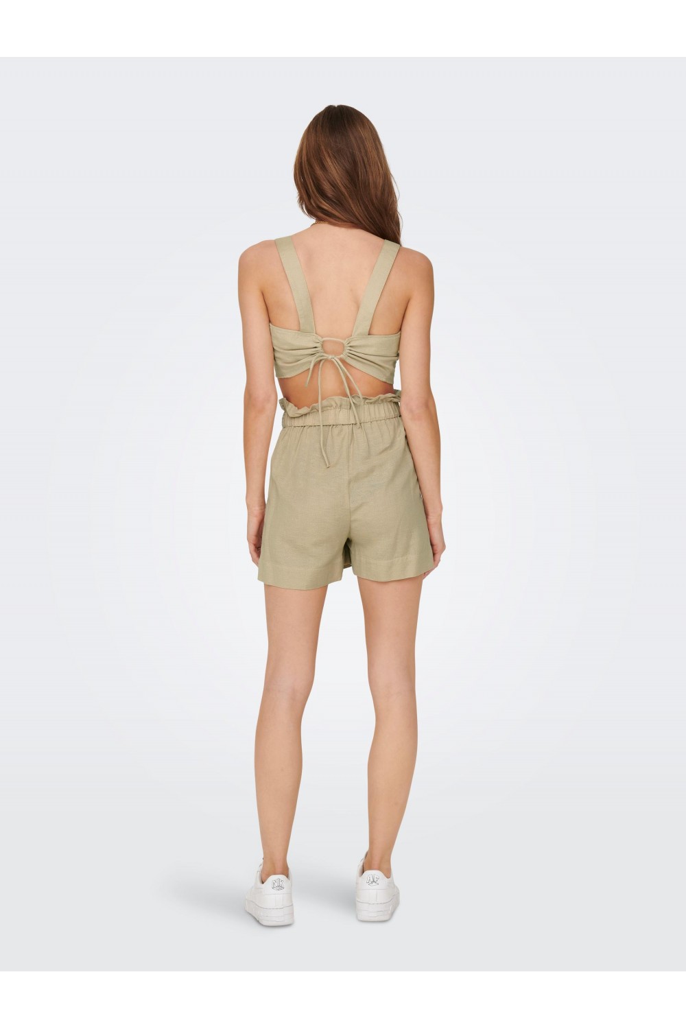 ONLY VIVA LIFE STRAP CROP TOP OXFORD TAN 15291269