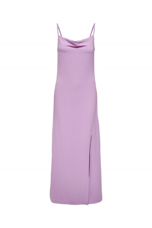 ONLY MAI S/L WATERFALL MAXI DRESS WVN PURPLE ROSE 15292692