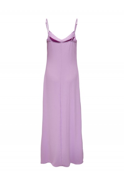 ONLY MAI S/L WATERFALL MAXI DRESS WVN PURPLE ROSE 15292692