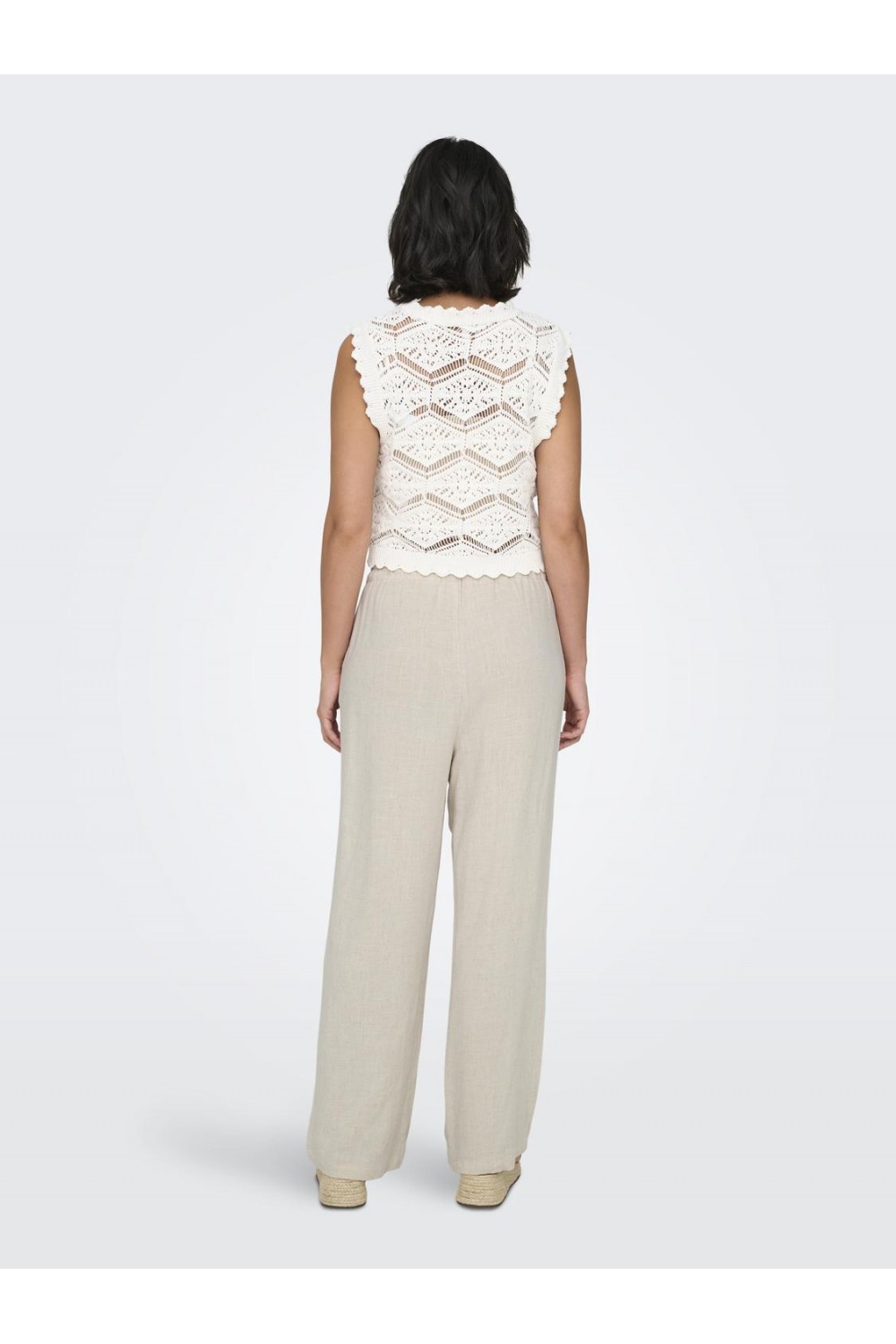  ONLY SIESTA PULL-UP LINEN PNT MOONBEAM 15322263