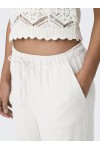  ONLY SIESTA PULL-UP LINEN PNT MOONBEAM 15322263