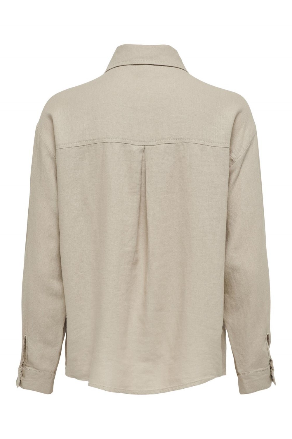 ONLY CARO LINEN SHIRT OXFORD TAN 15278795