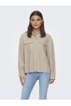 ONLY CARO LINEN SHIRT OXFORD TAN 15278795