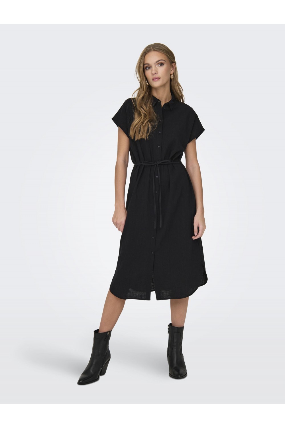  ONLY TIZANA COTTON DRESS BLACK 15320260 