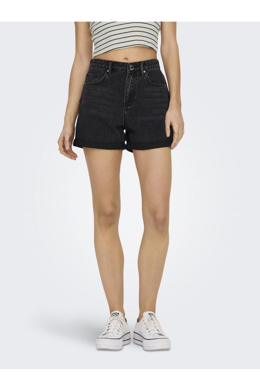 ONLY PHINE SHORTS BLACK DENIM 15196226