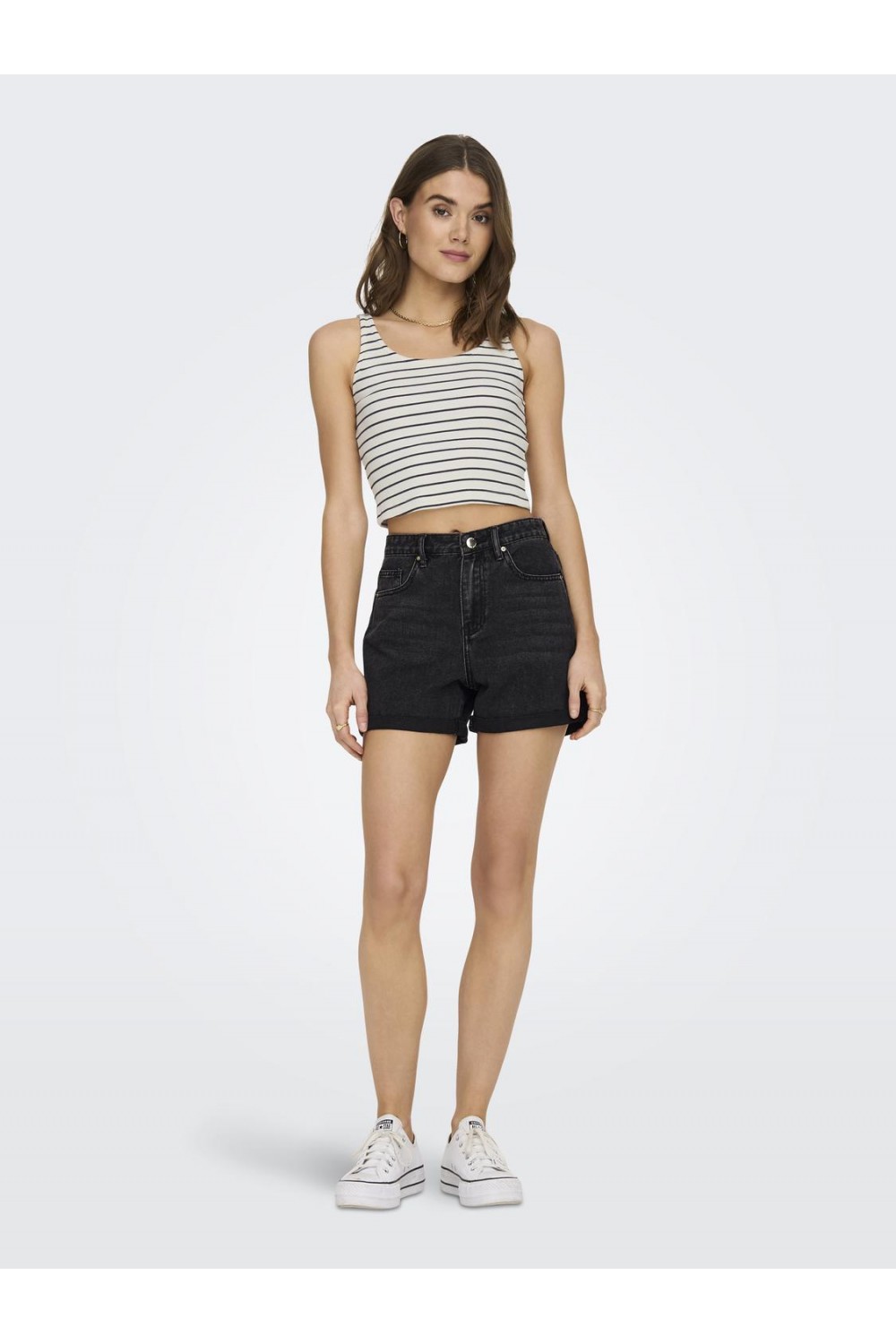 ONLY PHINE SHORTS BLACK DENIM 15196226