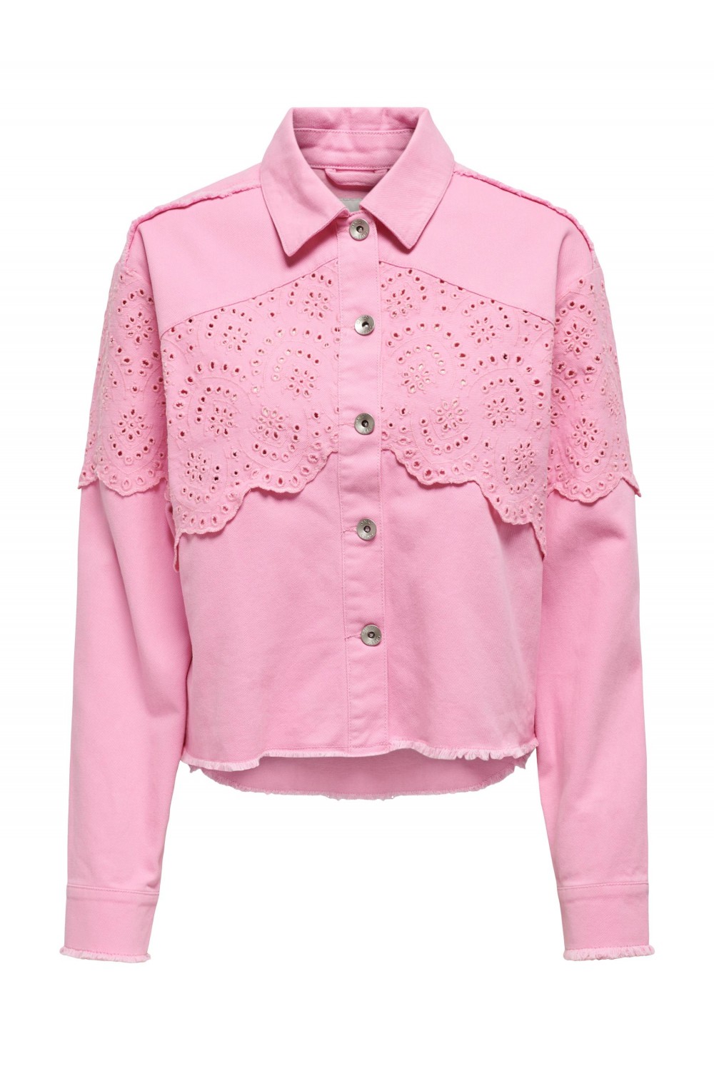 ONLY ELENA CROCHET JACKET BEGONIA PINK 15232378