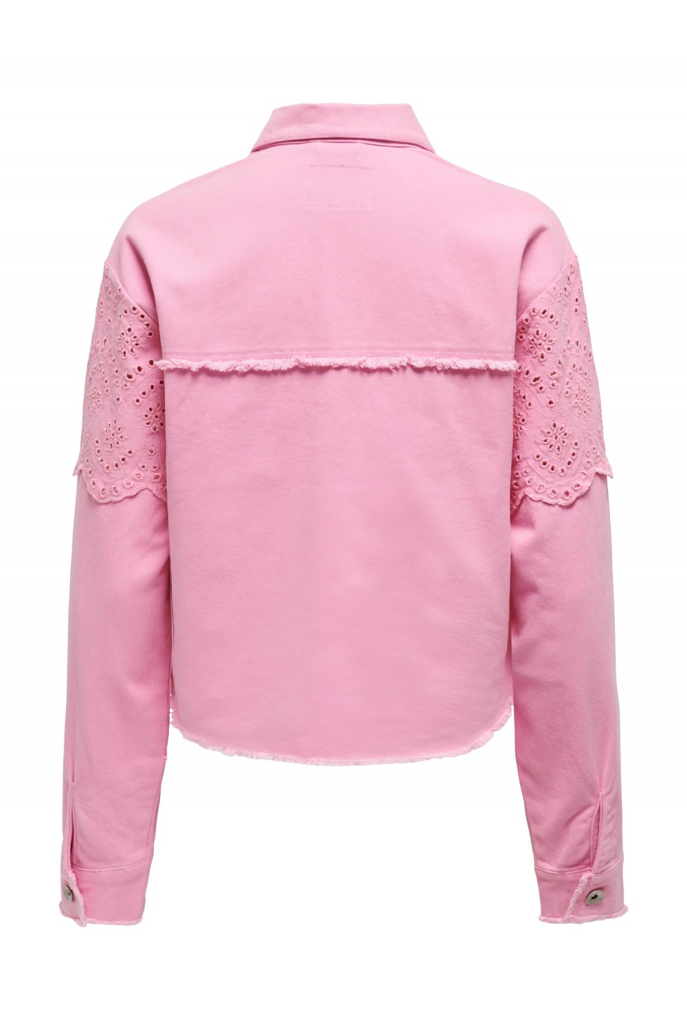 ONLY ELENA CROCHET JACKET BEGONIA PINK 15232378