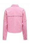 ONLY ELENA CROCHET JACKET BEGONIA PINK 15232378