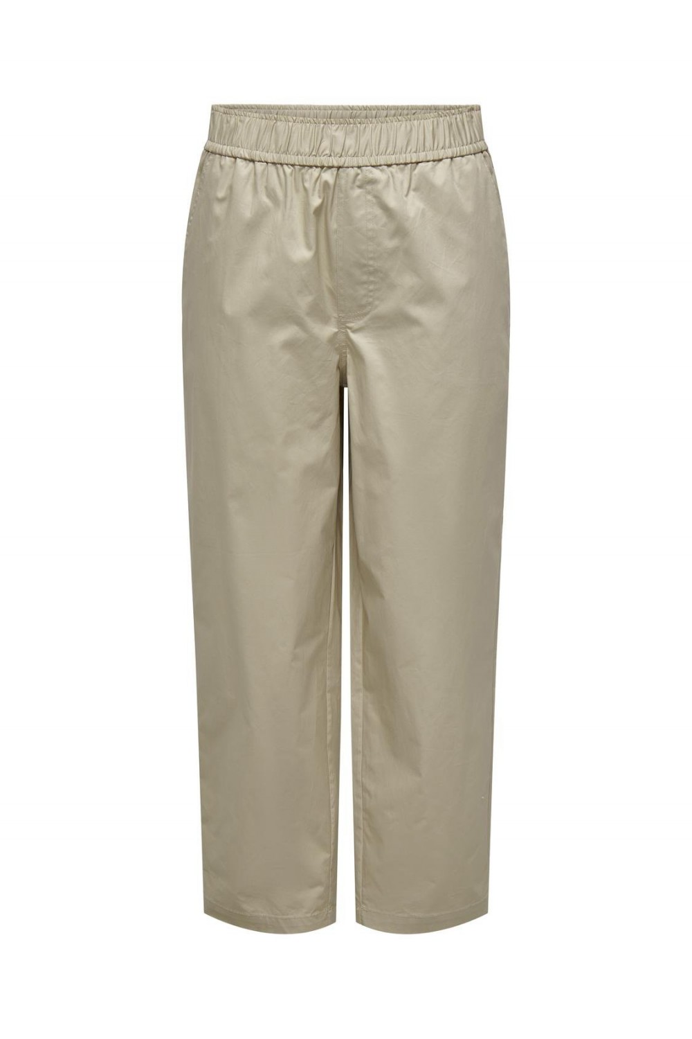 ONLY ZORA HOTCROP PULL-UP PANT WHITE PEPPER 15319385