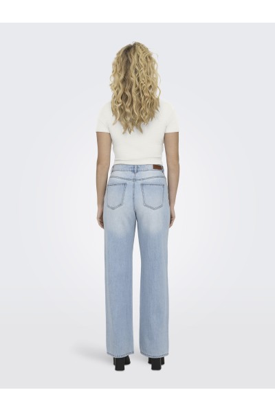 ONLY BETTY O-NECK SHORT TOP CLOUD DANCER 15311891
