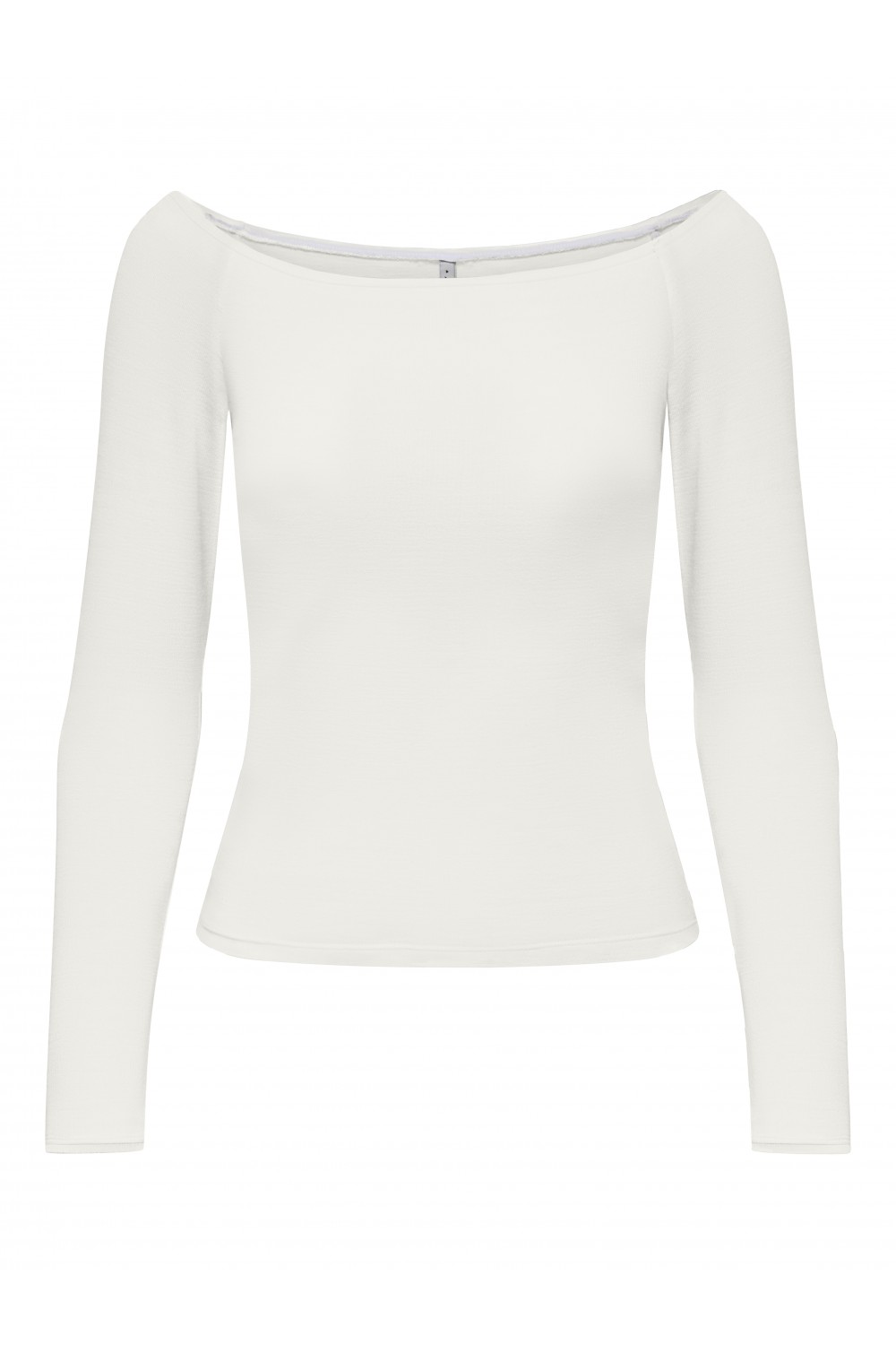 ONLY GLAMOUR L/S BOAT NECK TOP BOX CLOUD DANCER 15339763