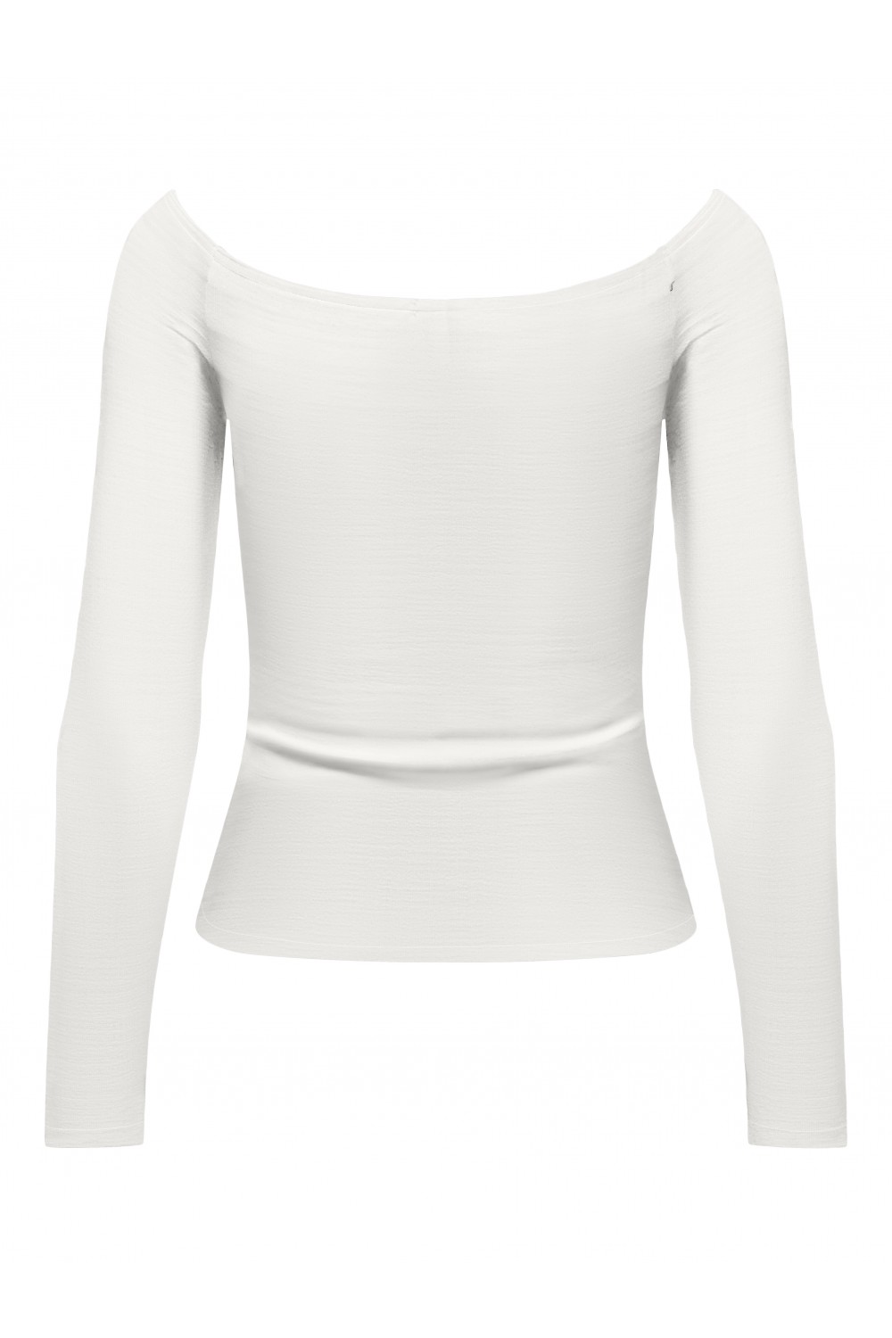 ONLY GLAMOUR L/S BOAT NECK TOP BOX CLOUD DANCER 15339763