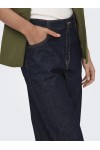ONLY HOPE HW WIDE FOLD UP RINSE DNM CRO DARK BLUE DENIM 15347095