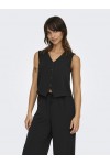 ONLY THANA LIFE WIDE CASUAL PANTS-WAISTCOAT BLACK 15338922