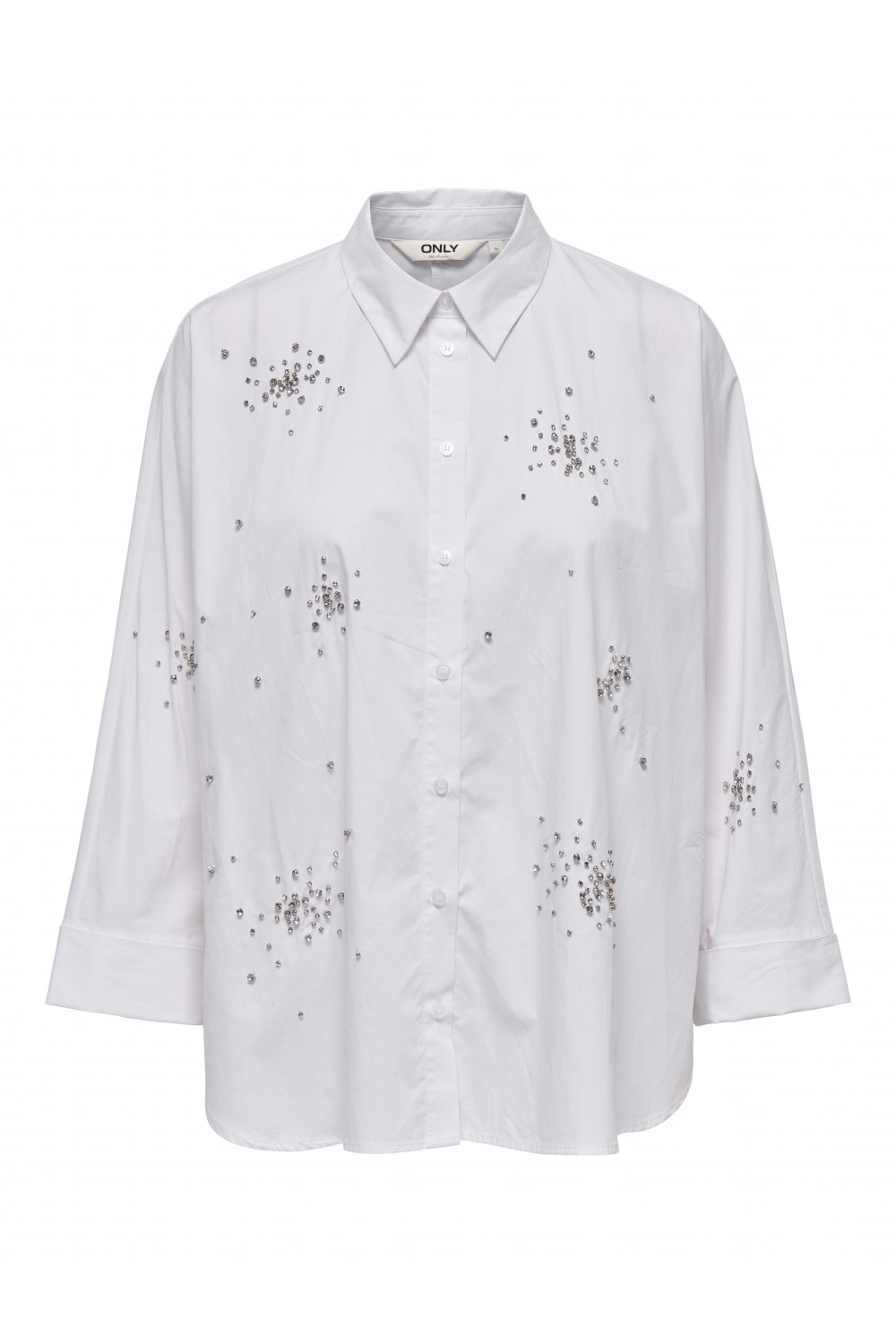 ONLY NEW GRAC EMINI LIFE LS ST SHIRT BRIGHT WHITE 15339747