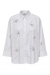 ONLY NEW GRAC EMINI LIFE LS ST SHIRT BRIGHT WHITE 15339747