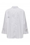 ONLY NEW GRAC EMINI LIFE LS ST SHIRT BRIGHT WHITE 15339747