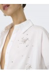 ONLY NEW GRAC EMINI LIFE LS ST SHIRT BRIGHT WHITE 15339747