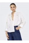 ONLY NEW GRAC EMINI LIFE LS ST SHIRT BRIGHT WHITE 15339747