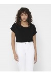 ONLY MOSTER NECK TOP BLACK 15106662