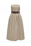 ONLY ZORA LONG TUBE DRESS PNT SAVANNAH TAN 15344546