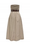 ONLY ZORA LONG TUBE DRESS PNT SAVANNAH TAN 15344546