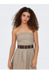 ONLY ZORA LONG TUBE DRESS PNT SAVANNAH TAN 15344546