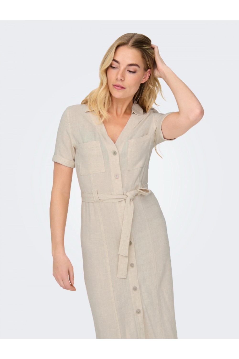 ONLY SIESTA LIN BL SHIRT DRESS PNT ΜΟΟΝΒΕΑΜ 15347210