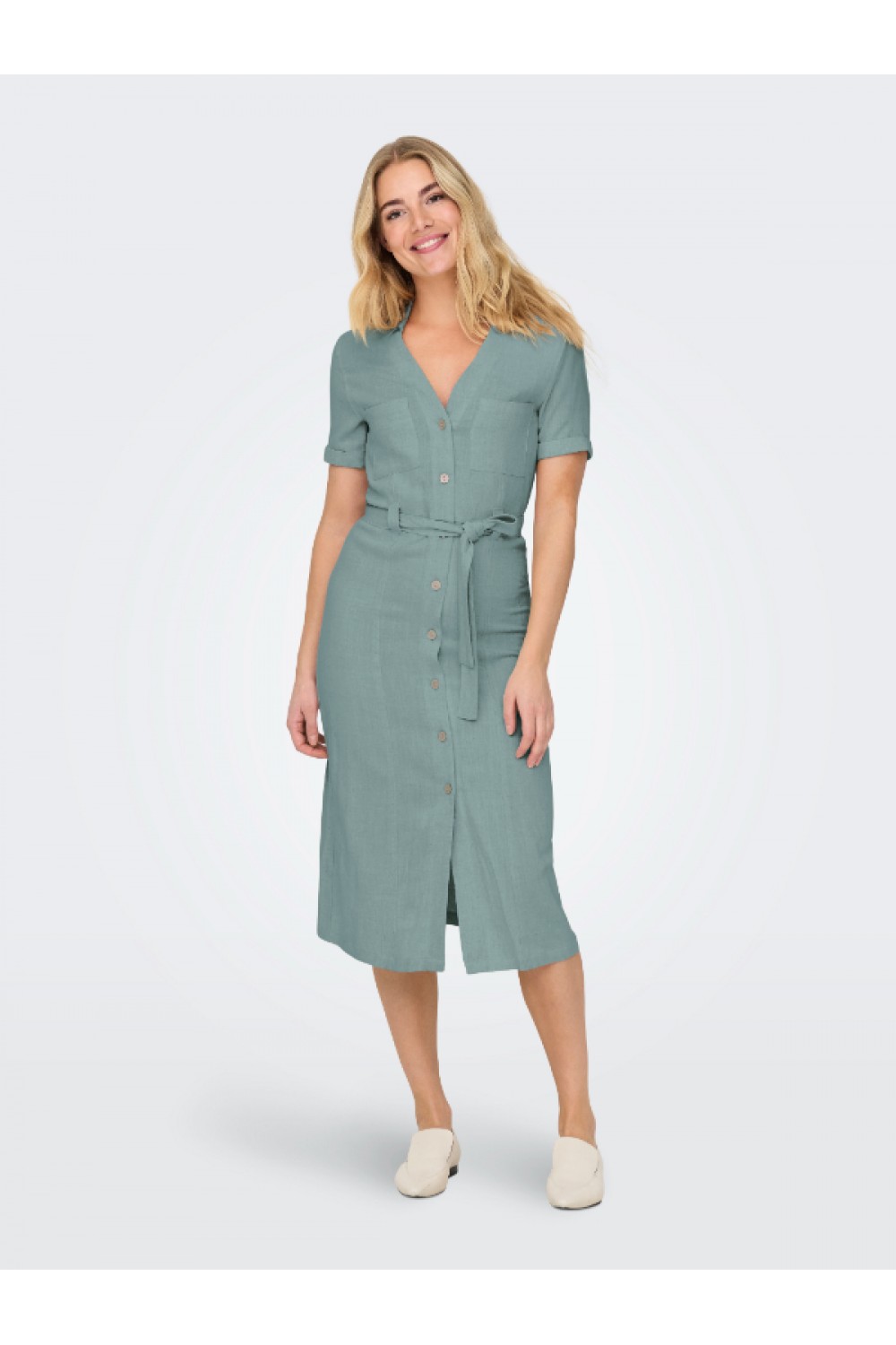 ONLY SIESTA LIN BL SHIRT DRESS PNT ABYSS 15347210