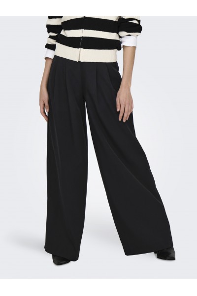ONLY ELLY LIFE MW X-WIDE PANT BLACK 15340548