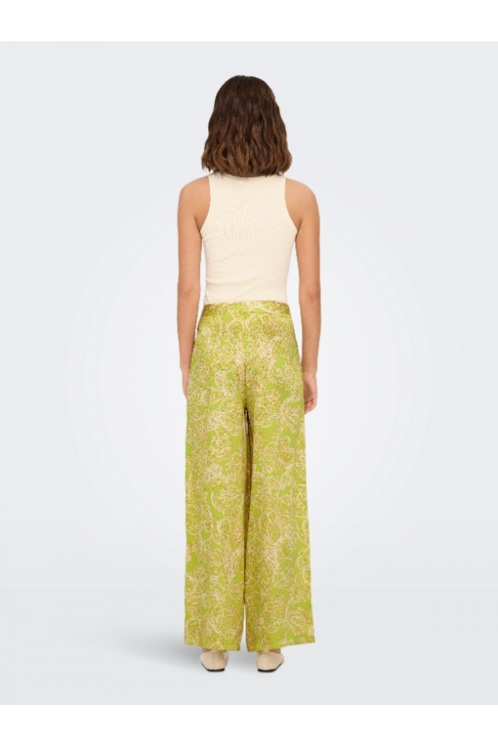 ONLY PAULA LOOSE PANT APPLE GREEN 15339991